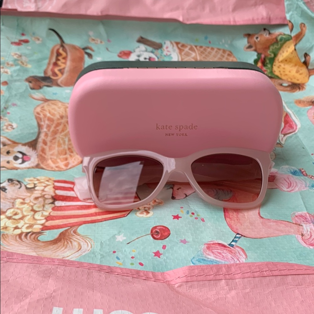 NWOT Kate Spade Pink Modern Sunglasses - Picture 2 of 6